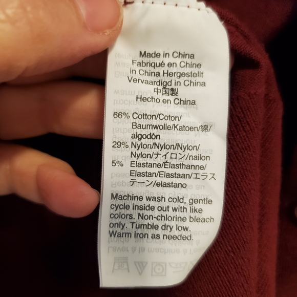 J. Crew maroon cotton cardigan - Picture 3 of 5